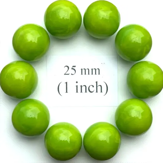 YOU CHOOSE COLOR Glass Marbles 25mm (1 inch) SHOOTER Taw Lot Red {4}