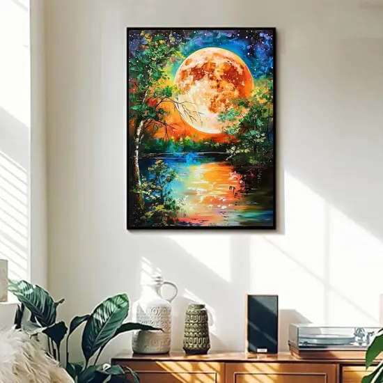16x20 Inch - Moon Paint by Numbers Kit for Adults Beginners {2}