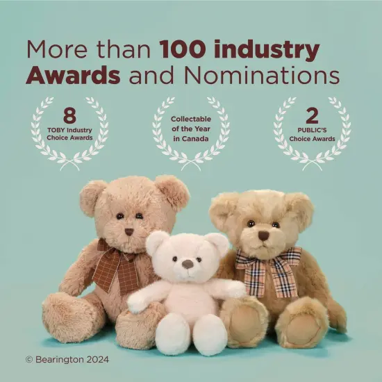 Bearington Baby Shaggy The Brown Teddy Bear Plush, 11 Inch Bear Stuffed Animal, For Ages 3-14 {4}