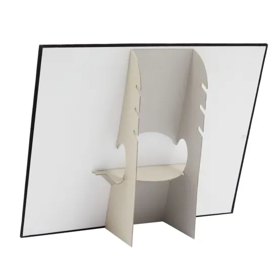 Genie Crafts 2-Pack Jewelry Display for Selling - Velvet Necklace Holder Stand, Organizer for Retail (17 Hooks, Black) {5}