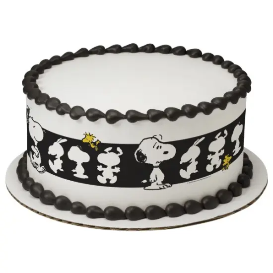 Peanuts Snoopy Edible Cake Topper Strips {1}