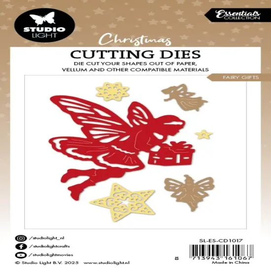 Studio Light Fairy Christmas Cutting Die-Fairy Gifts {3}