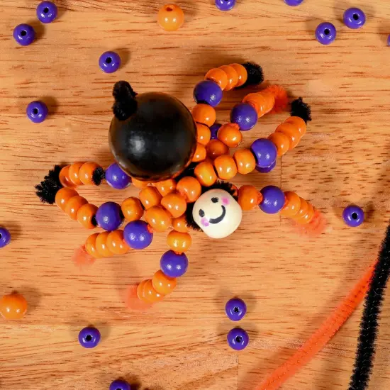 Create Your Own Halloween Bead Spiders {5}