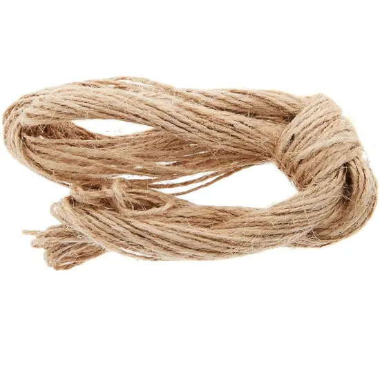 100-Pack Wood Thank You Tags with Twine for Wedding and Baby Shower Party Favors, 1.8 x 2.3 Inches Brown {5}