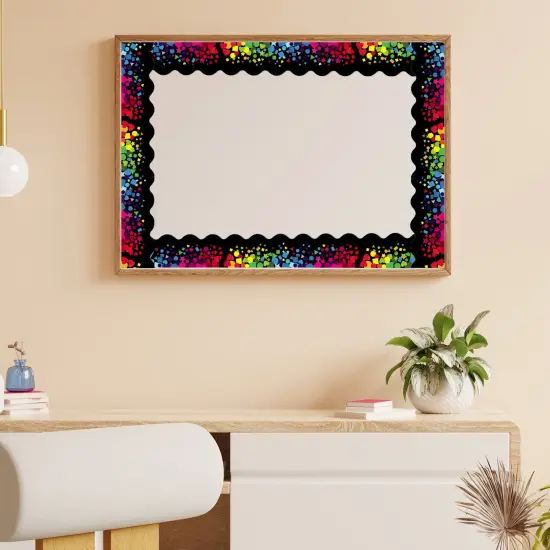 Wrapables 60 Feet Bulletin Board Borders, Adhesive Decorative Trim Stickers, Shapes {5}