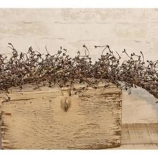 Grey & Black Pip Garland 4 ft. {3}