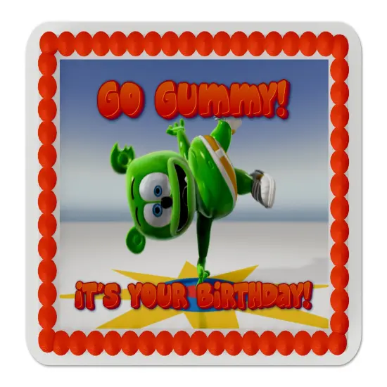 Gummibar and Friends&reg; Go edible Cake Topper {2}
