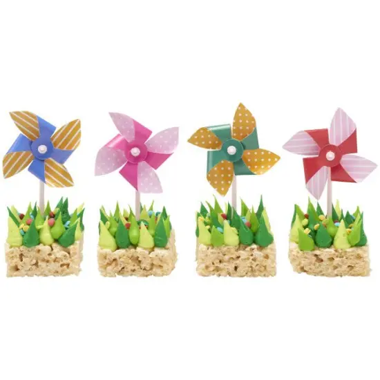 Pinwheel CUPCAKE PICS 12 CT {1}