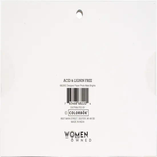 Colorbok Photo Mats 4.5"X7.25" 100/Pkg-Brights {3}