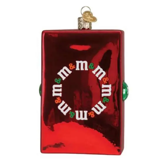 Old World Christmas 4.75 In M&M's Vending Machine Tree Ornament , Plain And Peanut Candies Ornament Multicolored {2}