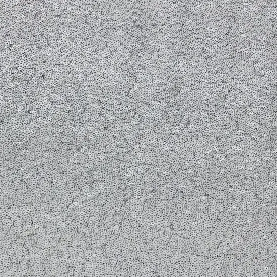 1 Yard Premium White Sequin Mesh Fabric 52/54 Inch Width {1}