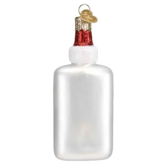 Old World Christmas 3.75 In School Glue Tree Ornament , Squeeze Bottle Project White {2}