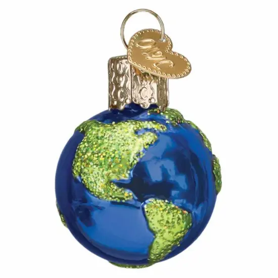 Old World Christmas 1.5 Inch Mini Planet Earth Christmas Tree Ornament , Gumdrops Collection Solar System Blue {1}