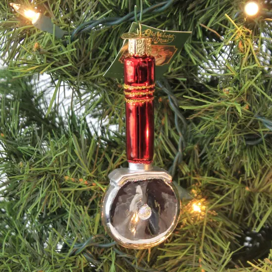 Old World Christmas 4.5 Inch Pizza Cutter Tree Ornament , Kitchen Utensil Multicolored {3}