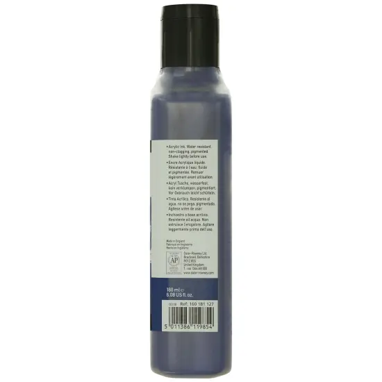 FW Acrylic Artists Ink 180ml-Indigo {4}