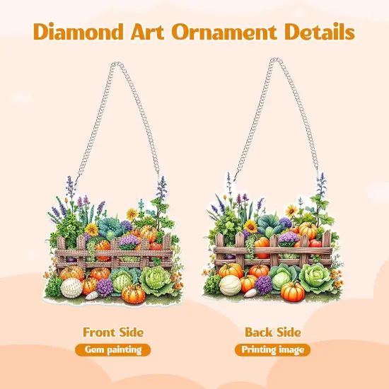 Hanging Diamond Art Painting Farm Pendants Kits for Adults Kids {2}