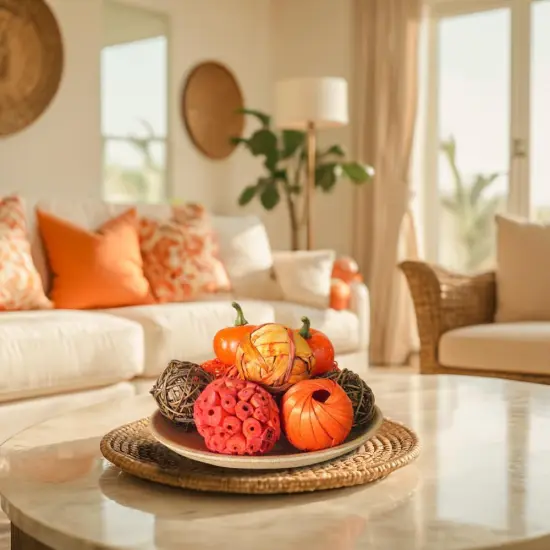 Fall Decorative Balls for Bowls {2}