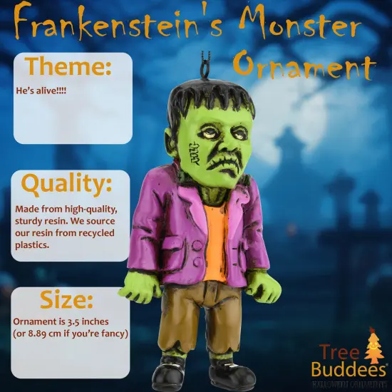 Tree Buddees Frankenstein's Monster Halloween Ornament {2}