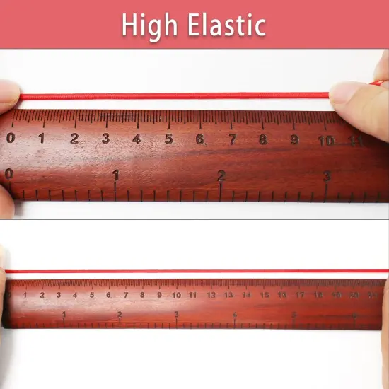 Assorted Elastic Beaded Cords 2mm 2/25 inch 300ft Elastic Bracelet String for Bracelets,Small Bungee Shock Cord for DIY Crafts, Beading and Sewing {4}