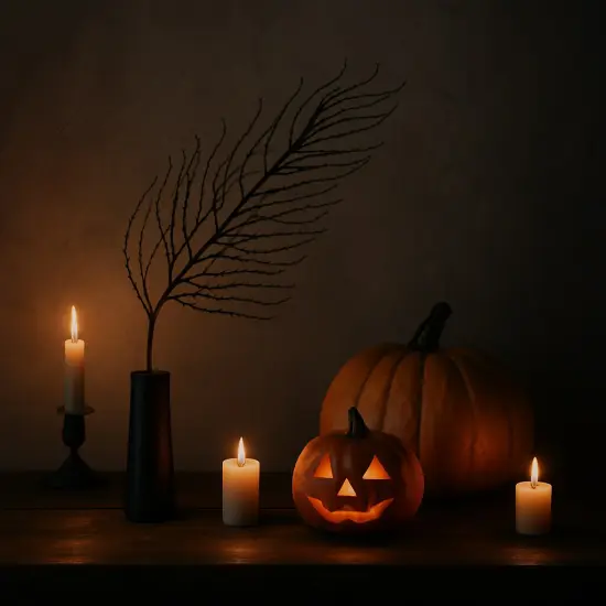 36" Black Flocked Branch Halloween Artificial Plastic Pick {3}