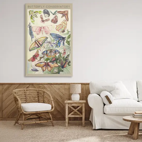 Stupell Industries Vintage Butterfly Conservatory Canvas, design by DIANNART {2}