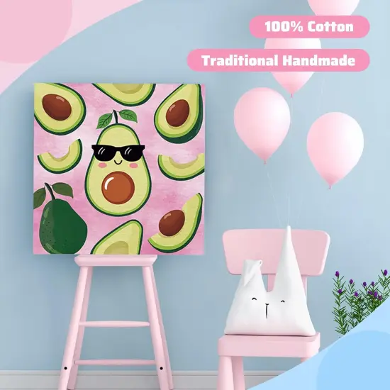 12 Pcs Cute Fruit Pre Drawn Canvas (Modern) {4}