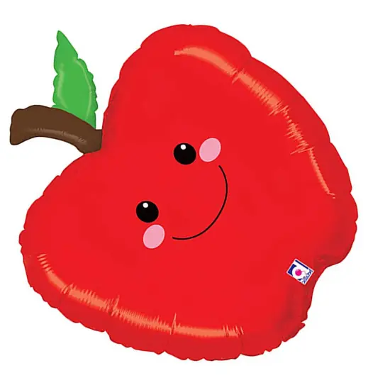 Betallic&reg; 26 Inch Produce Pals Apple Balloon {4}