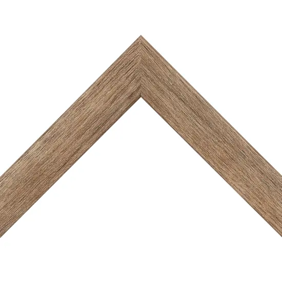 8x8 Picture Frame Bauhaus 125, 1.25" MDF Wood Composite Moulding, Faux Woodgrain Wall Display Frame for Art, Posters, or Photos by wallsthatspeak Rustic Brown {2}