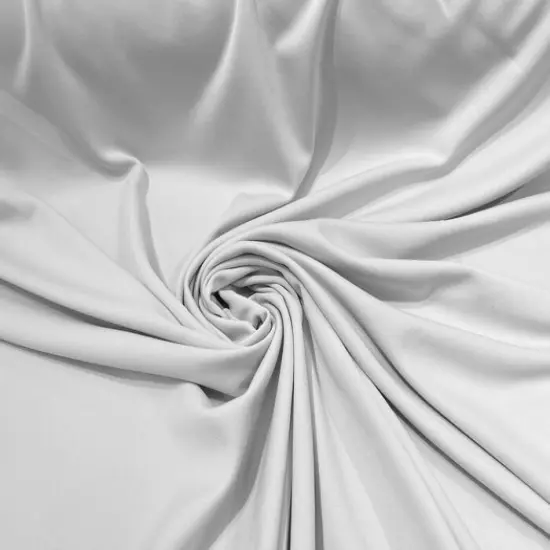1 Yard Heavyweight Stretch Scuba Knit Fabric Sturdy Double Knit for Dresses Blazers and Tailored Clothing White {1}