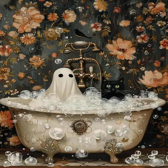 Halloween Paint by Numbers Kit - 16x20in (Ghost) {1}