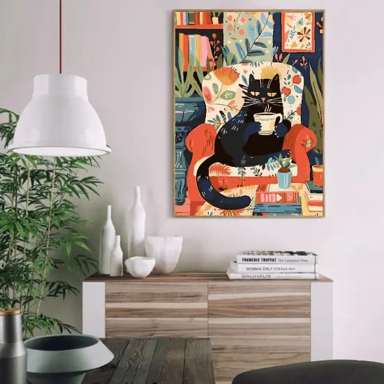 Cat Paint by Number Kit - 16x20 Inch {3}