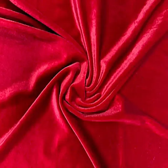 1 Yard Stretch Velvet Solid Polyester Spandex Fabric For Dancewear Costumes Leggings 60&rdquo; Width Plum {5}