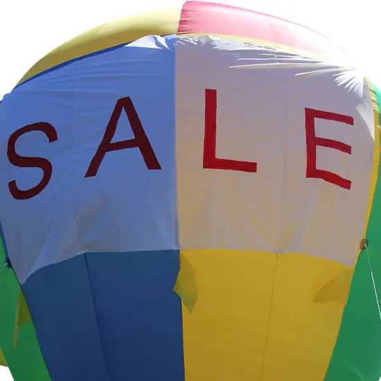 CC Inflatables 16' Rooftop Inflatable Balloon Advertising Display &ndash; Multicolor {5}