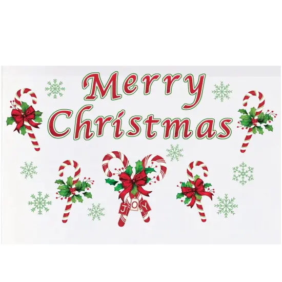 Collections Etc Christmas Candy Cane Decorative Garage Magnets {2}