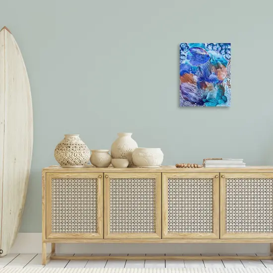 Stupell Industries Underwater Fish Sea Life Canvas Design by Amy Tieman {2}