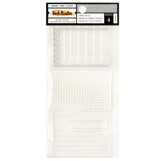 Vicki Boutin Mixed Media Stamp & Die Set-Notepad {1}