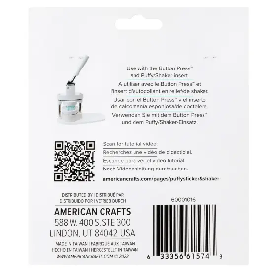 We R Button Press Shaker Refill-Star, Makes 15 {4}