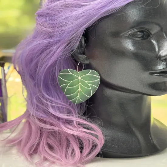 TROPICAL PALM LEAF CLAY CUTTER {4}