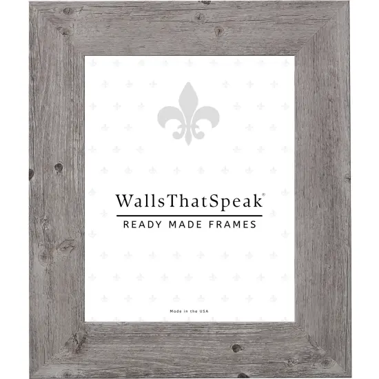 18x36 Picture Frame, American Barn 2 Inch MDF Moulding, Wall Display Frame for Art, Posters, or Photos by wallsthatspeak Light Gray {1}