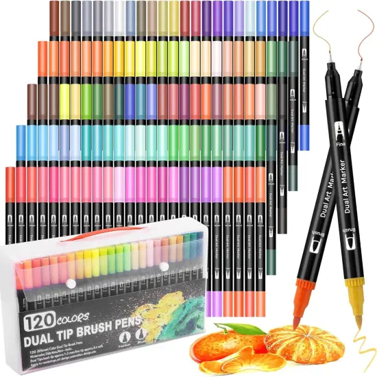 Art Markers Pens Brush Tip {1}