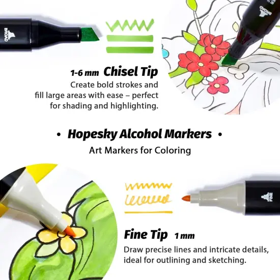 262 Colors Alcohol Markers {2}