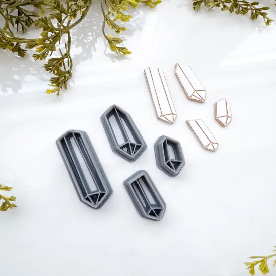 SET OF 4 CRYSTALS | ENCHANTED | CLAY CUTTERS {3}