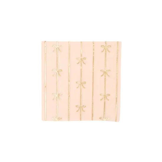 SWEET PEACH SIGNATURE BOW SMALL NAPKINS {1}