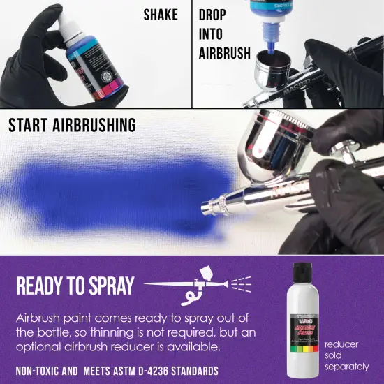 Purple Pearl, Pearlized Special Effects Acrylic Airbrush Paint, 1 oz. {3}