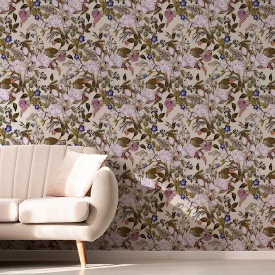 Transform English Garden Pink Peel & Stick Wallpaper {4}