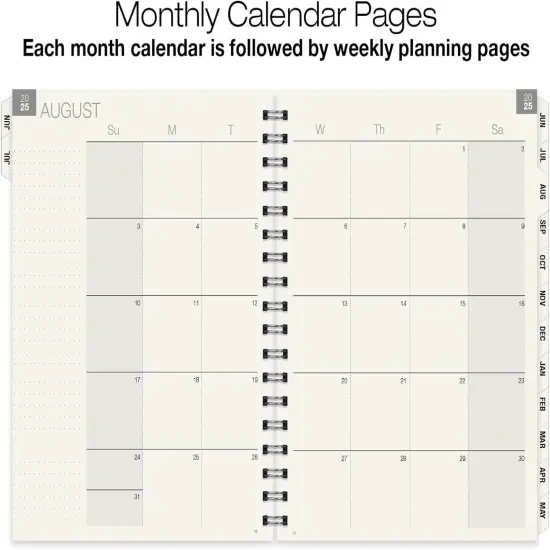 2025-2026 Monthly & Weekly Planner - 8.5"x11" {4}