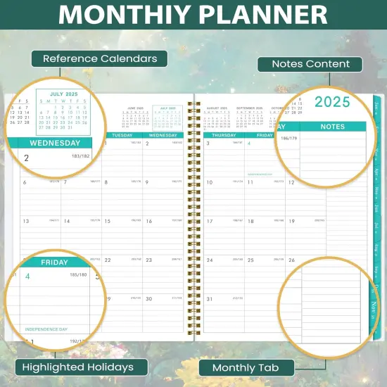 Monthly Planner 2025-2026 - 18 Month - 8.5" x 11" {3}