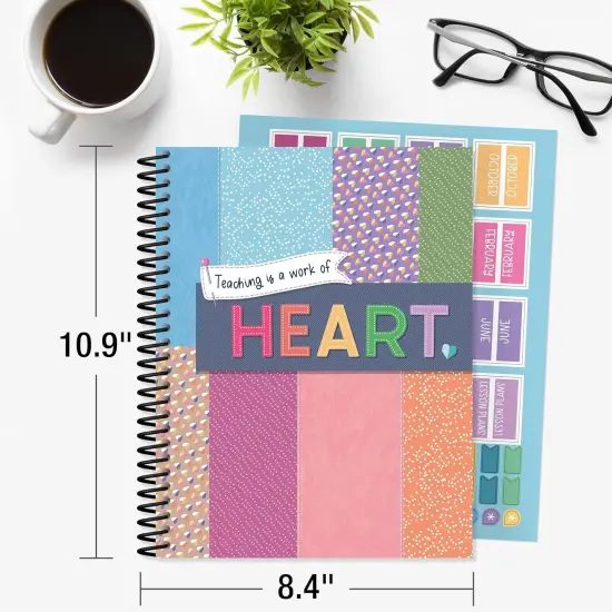 Crafty and Cool Teacher Planner - Undated (8" x 11") {2}