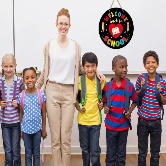 Welcome Sign for Classroom Door Decorations 11.3" {2}