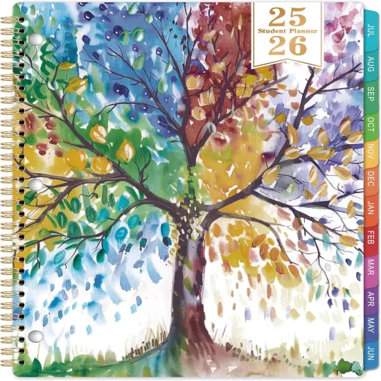 Student Planner 2025-2026 - 11"x 8.5" (Multi) {1}